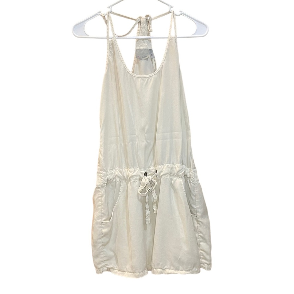 Athleta Sun Ray White Athletic Dress